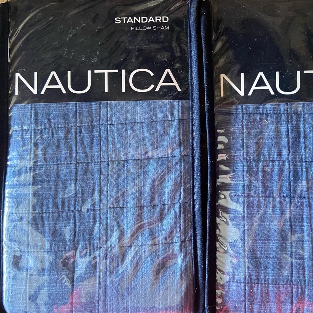 Nautica two standard pillows NWT